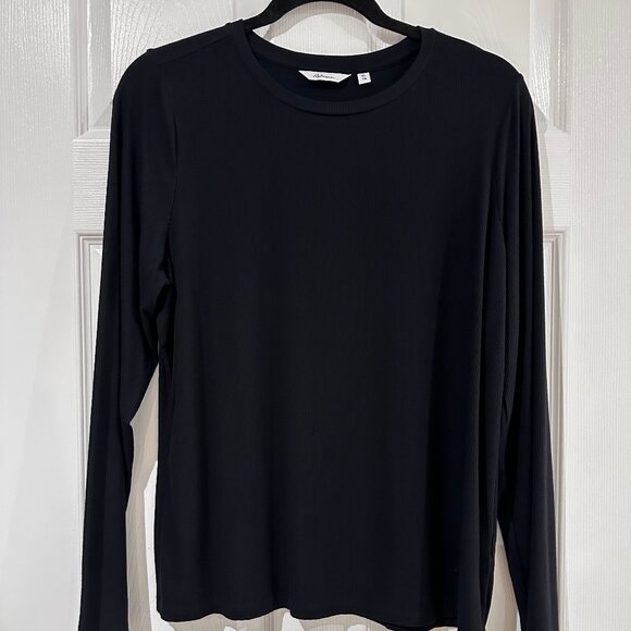 Reitmans brand - women's long sleeve tee, Size XL, black - Picture 1 of 5